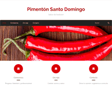 Tablet Screenshot of pimentonsantodomingo.com